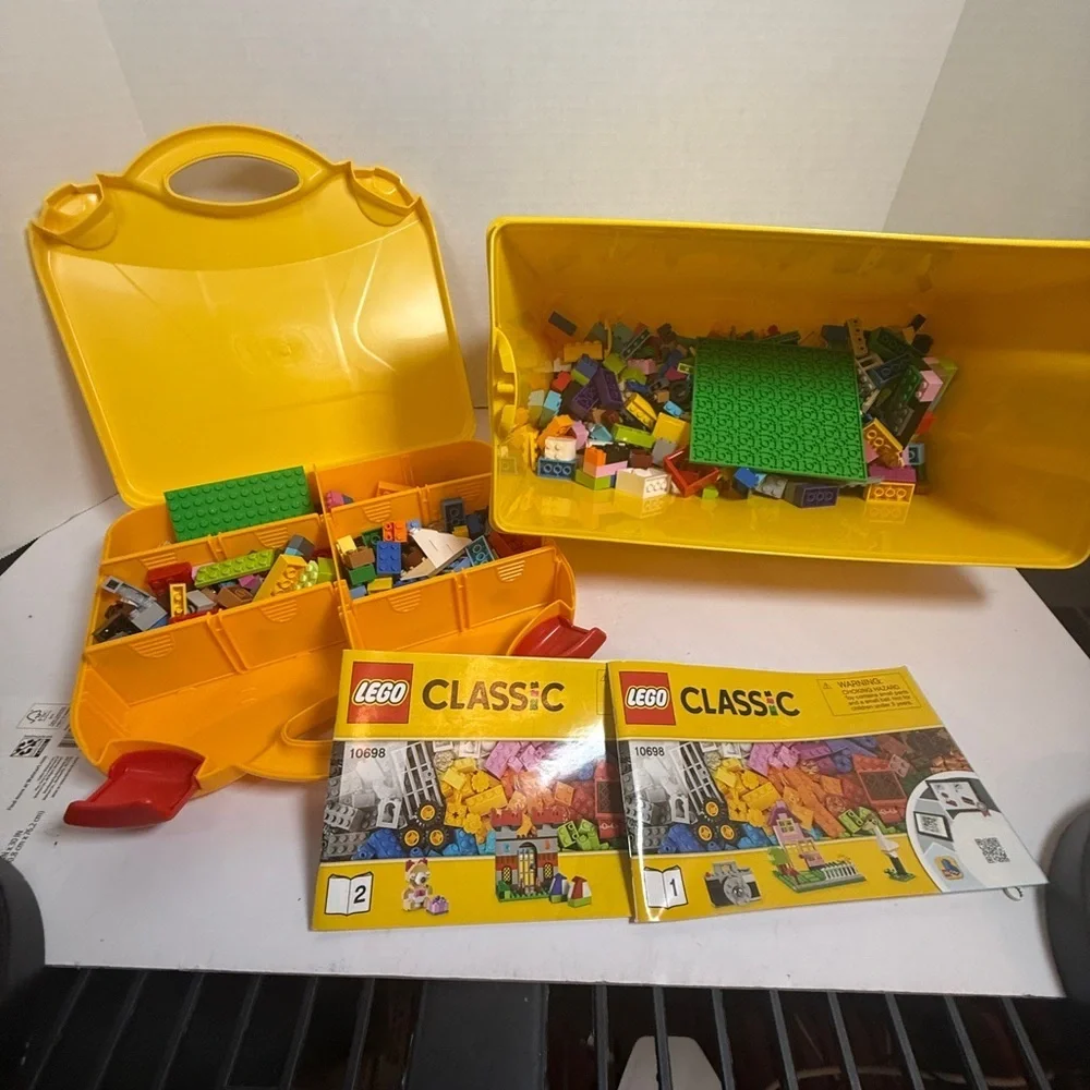 LEGO Brick Full  Case & More Building Legos one Complete Sets Extra Extra.